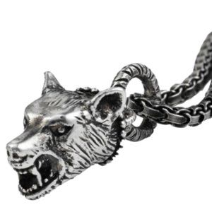 Gucci Anger Forest Wolf Head Charm